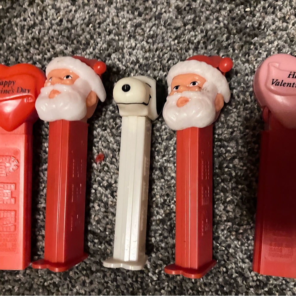 Santa and Snowman PEZ Dispensers